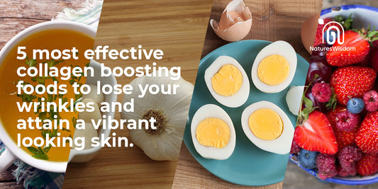 5 powerful collagen boosting foods to lose your wrinkles and attain a vibrant looking skin.