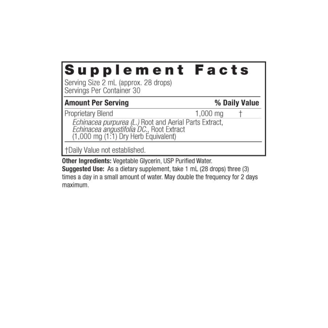 Natures Answer Fluid Extract Echinacea Root, 30ml.
