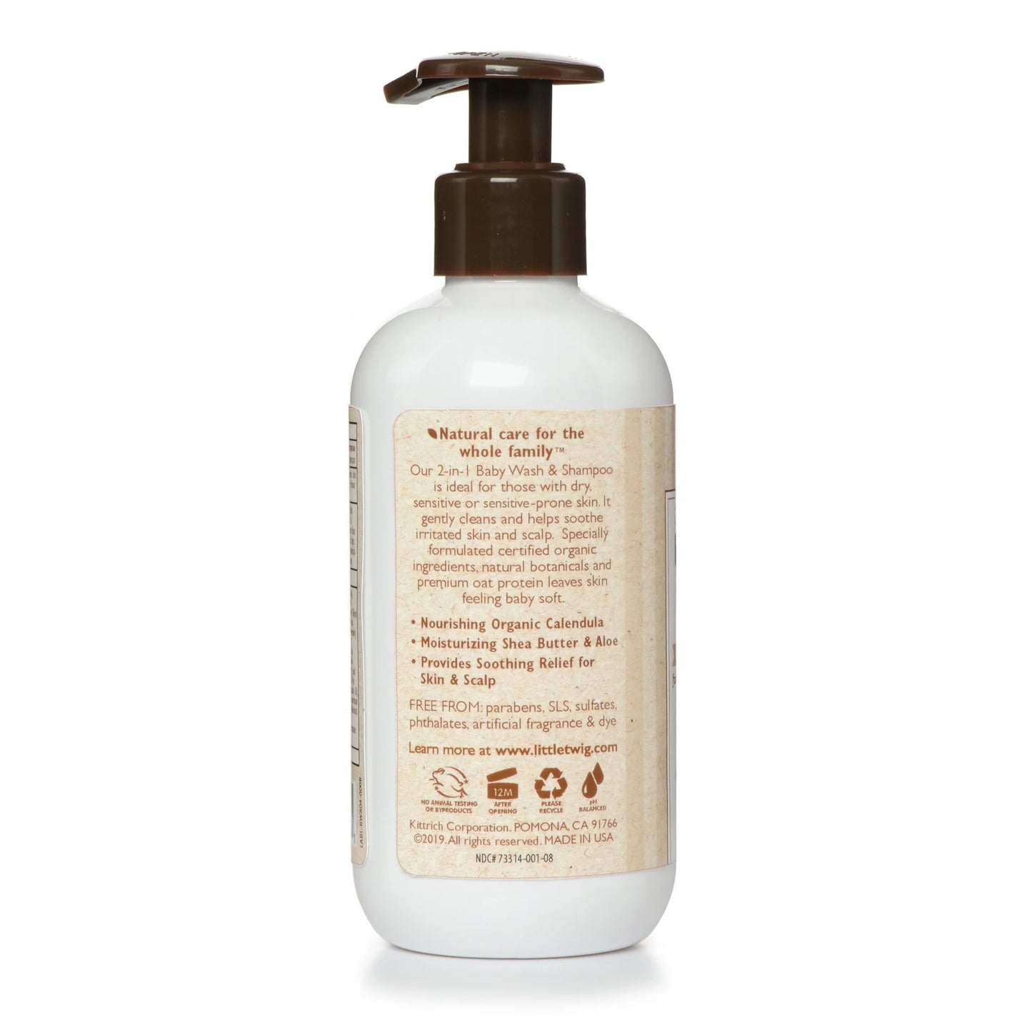 Little Twig Baby Wash & Shampoo - Colloidal Oat, 251ml.