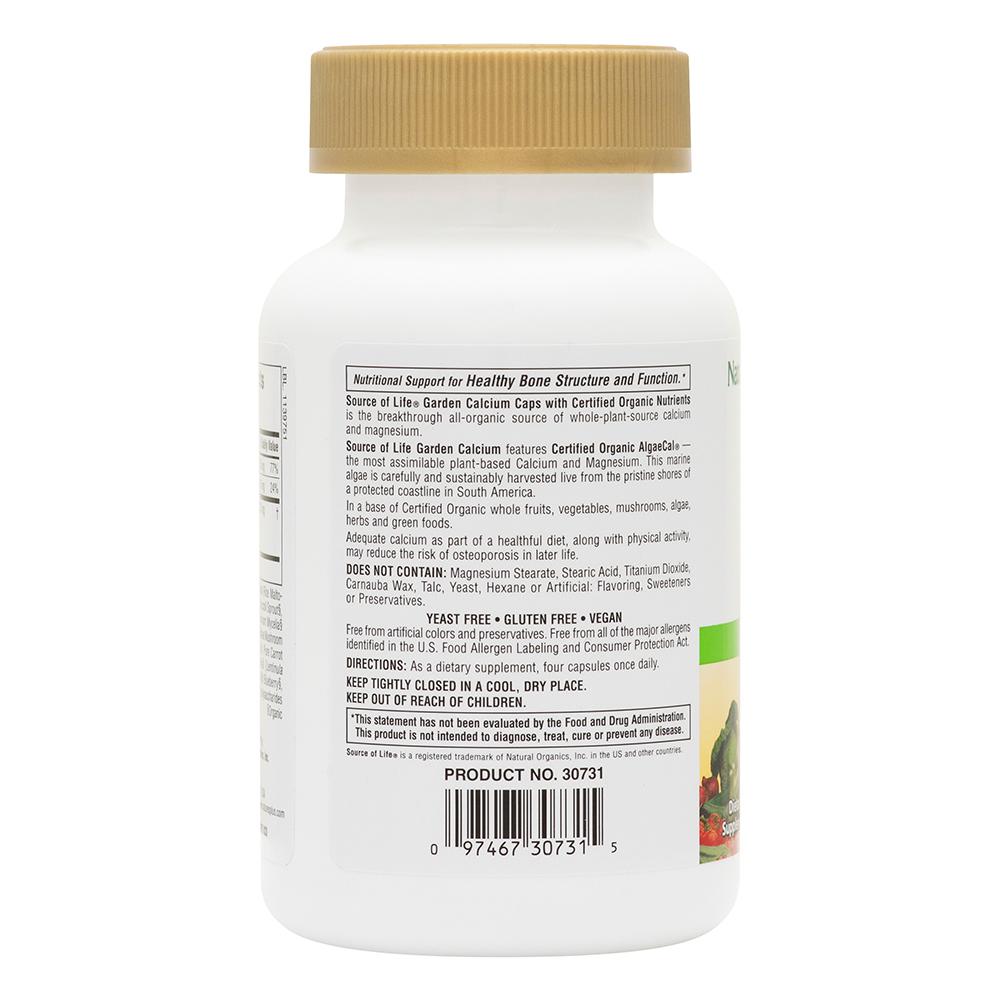 Natures Plus Source of Life Garden Calcium w/AlgaeCal , 120 vcaps.