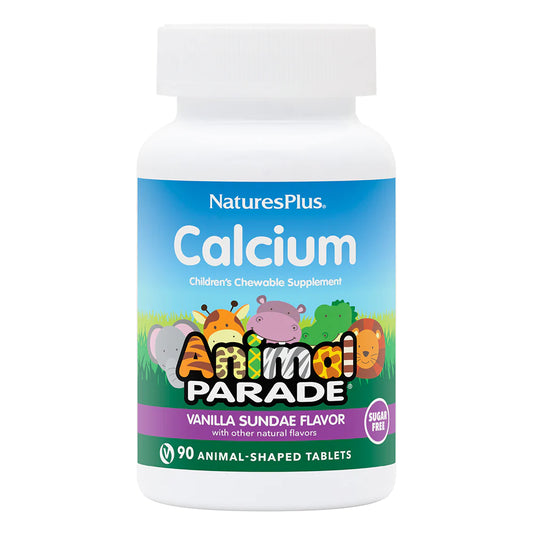 Natures Plus Source of Life Animal Parade Calcium - Vanilla Sundae (Sugar-Free), 90 tabs.