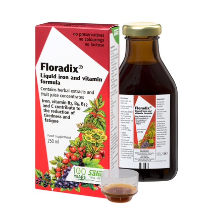 Salus Haus Floradix Liquid Iron Formula, 250 ml.