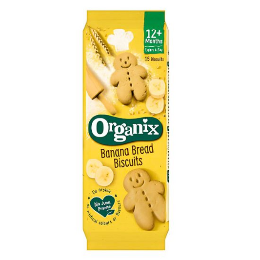 Organix Banana Bread Biscuits, 135g