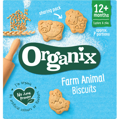Organix Goodies Organic Animal Biscuits, 100 g.