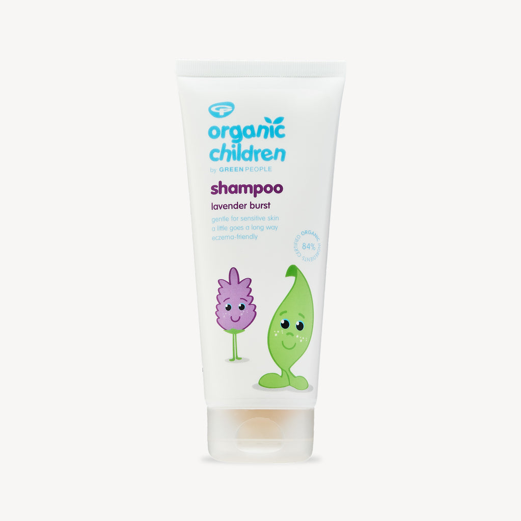 Green People Organic Children Shampoo - Lavender Burst, 200 ml.