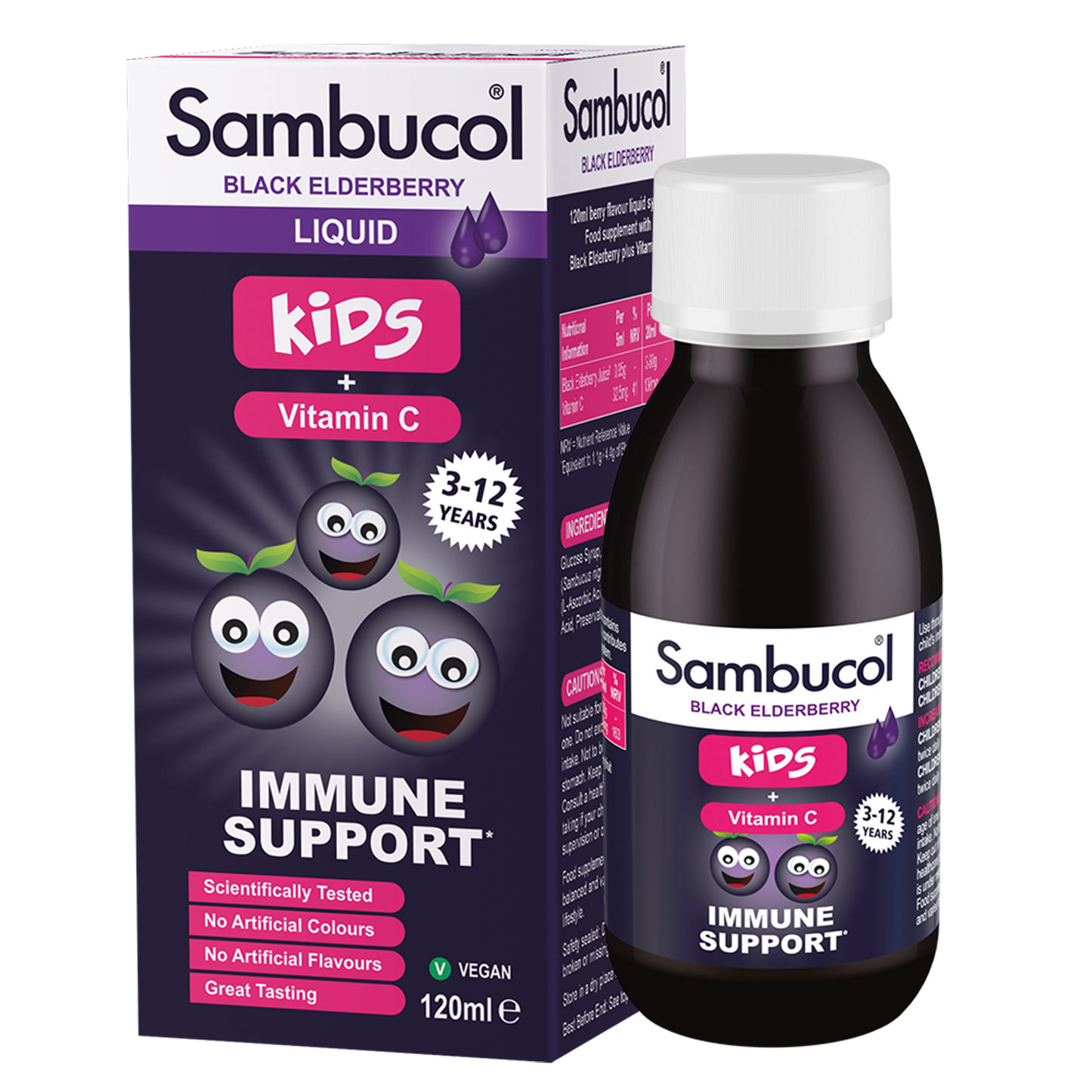 Sambucol Kids Formula (UK Version), 120 ml. *Authorised Exclusive Distributor