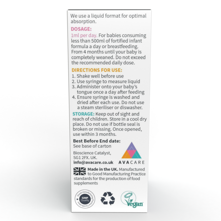 Avacare Baby Multi-Vitamin Drops, 30 ml.