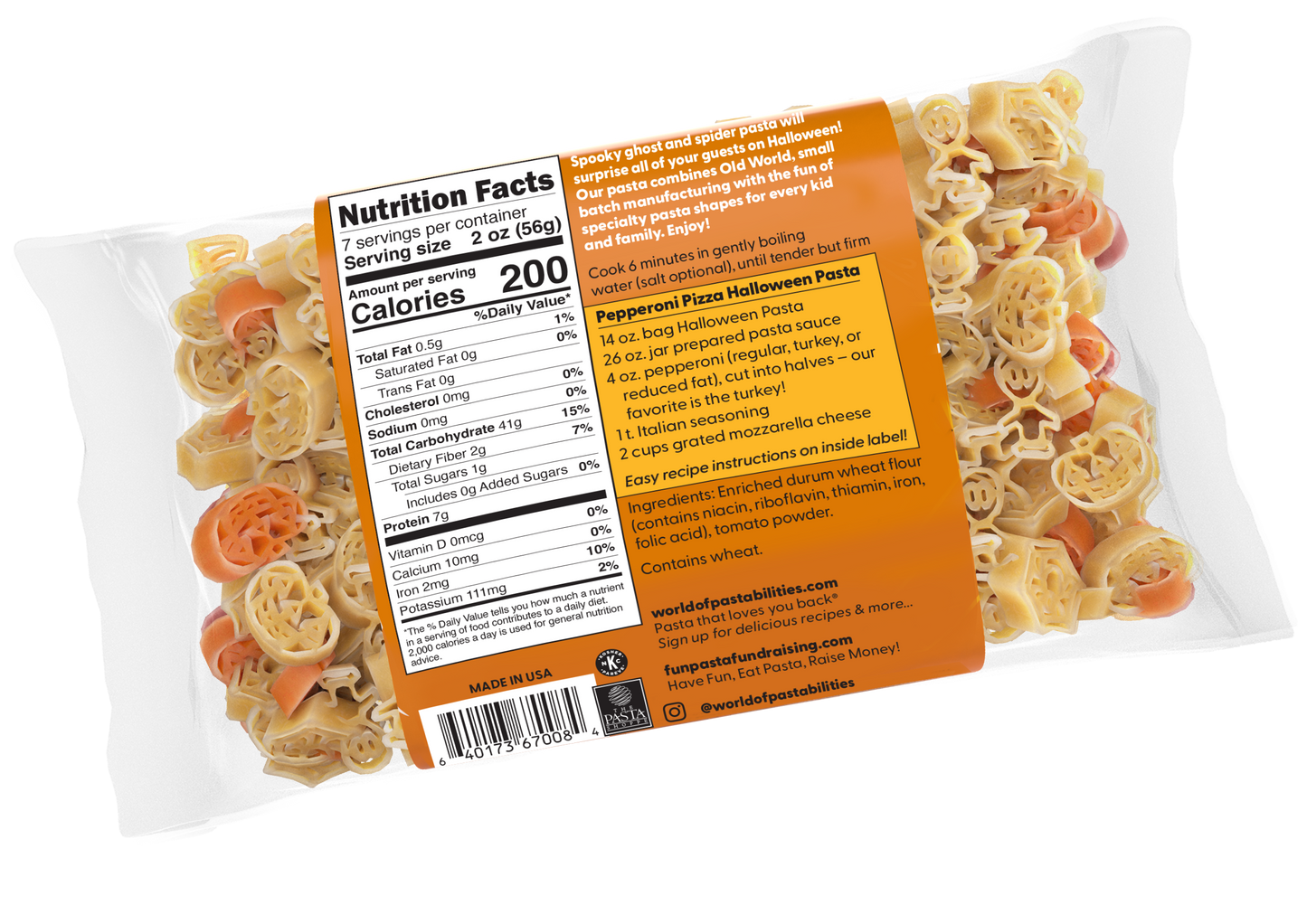 Pastabilities Halloween Pasta, 397g