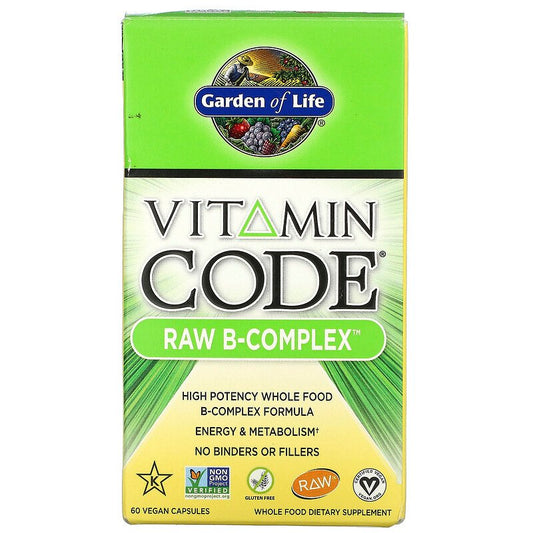Garden of Life Vitamin Code Raw B-Complex, 60 vcaps.