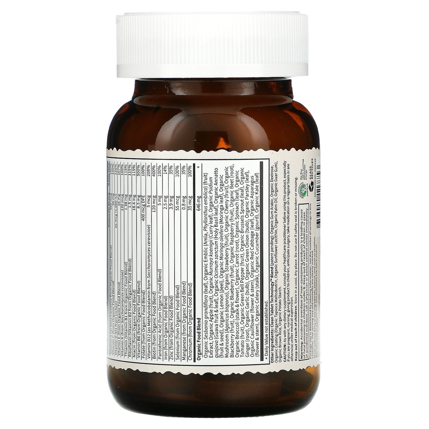 Garden of Life mykind Organics Women's Once Daily, 30 vtabs.