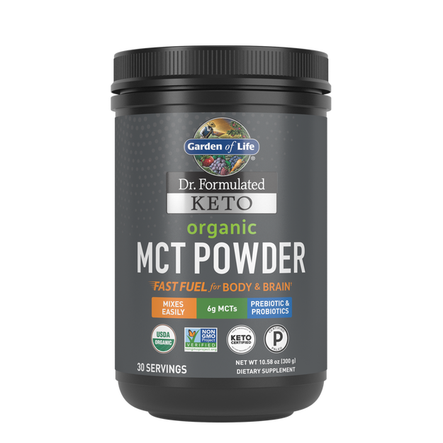 Garden of Life Dr. Formulated Keto Organic MCT Powder, 300g.