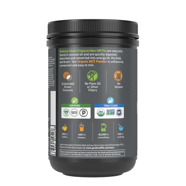 Garden of Life Dr. Formulated Keto Organic MCT Powder, 300g.
