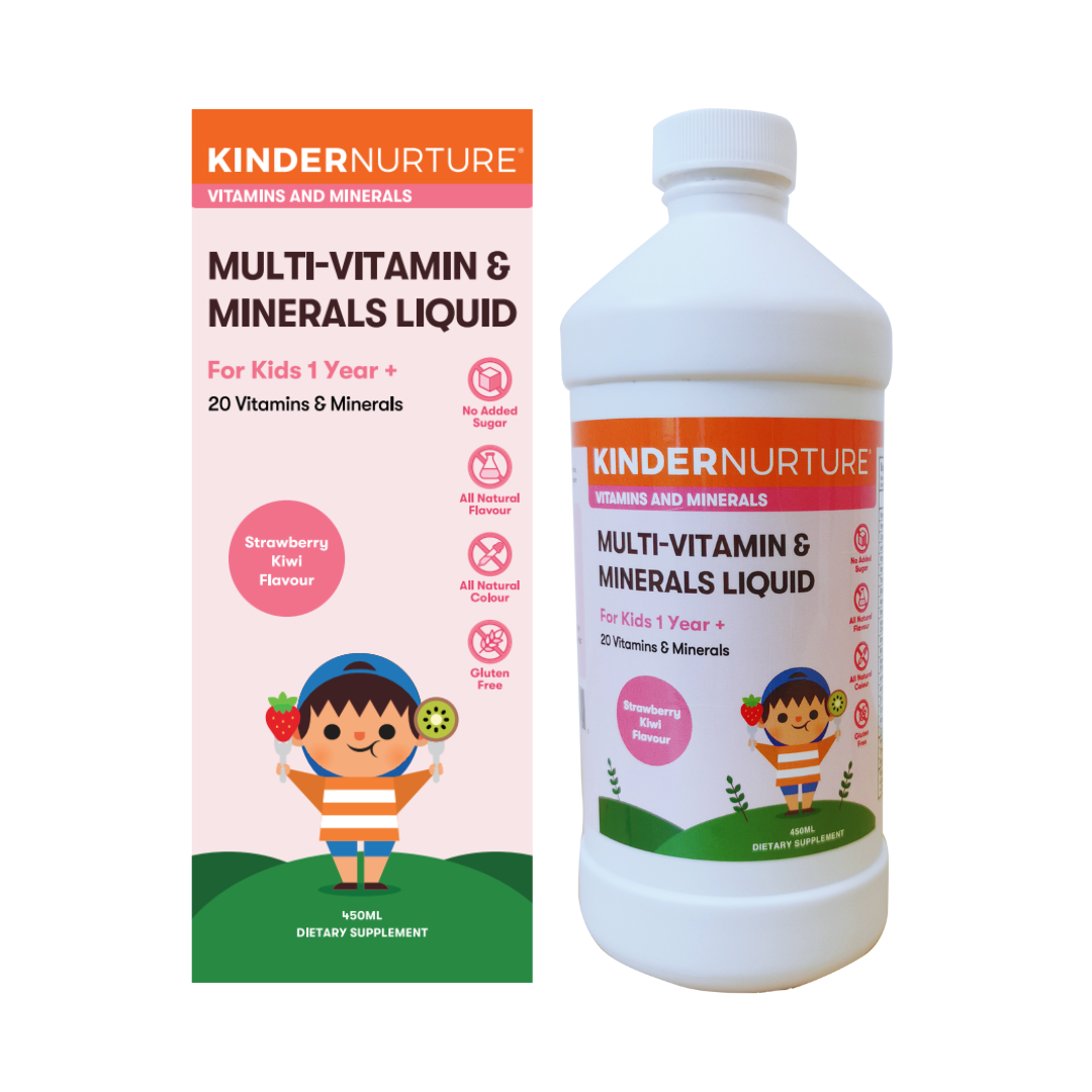 KinderNurture Multi-Vitamin & Minerals Liquid, 450ml.