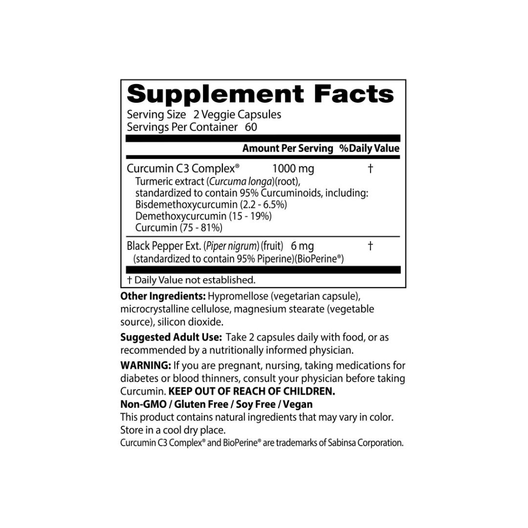 Doctor's Best Curcumin High Absorption 500 mg, 120 caps