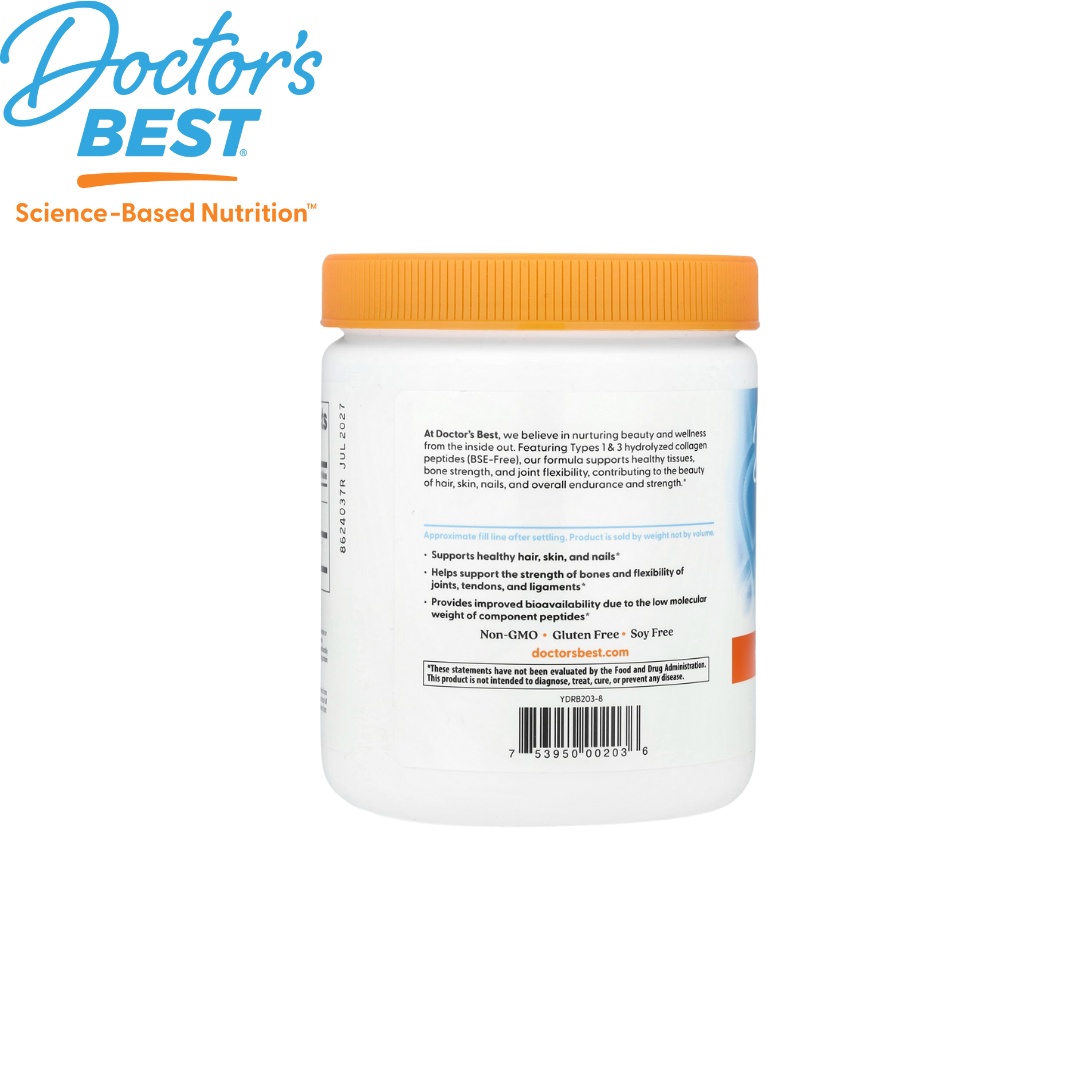 Doctor's Best Best Collagen Types 1 & 3 Powder, 200g
