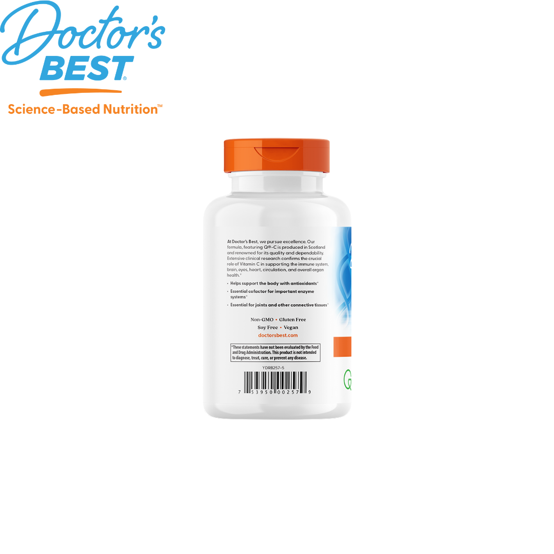 Doctor's Best Vitamin C featuring Quali-C 1000mg, 120 vcaps