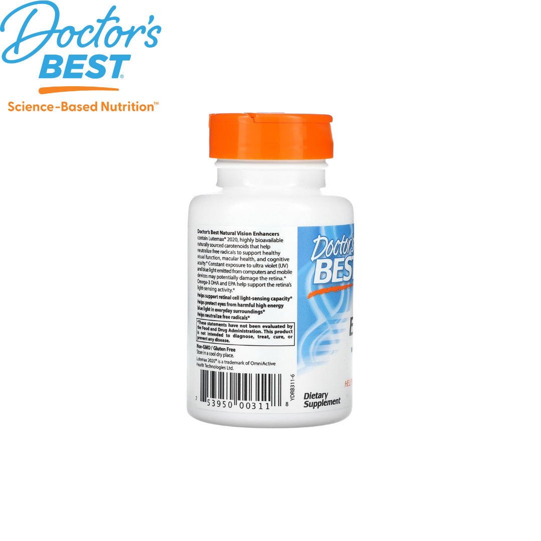 Doctor's Best Natural Vision Enhancers, 60 sgls