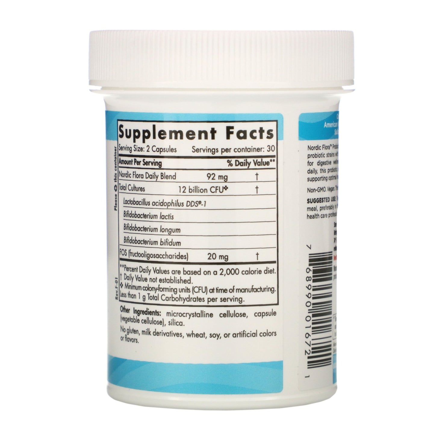 Nordic Naturals Nordic Probiotic, 60 caps.