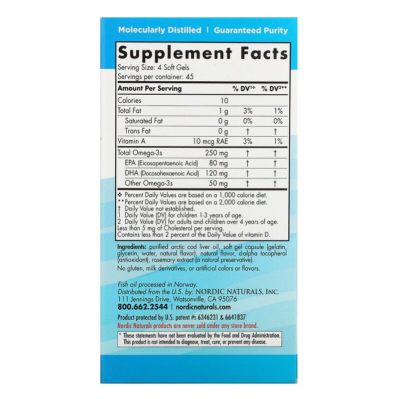 Nordic Naturals Children's DHA 250 mg - Strawberry, 180 sgls.