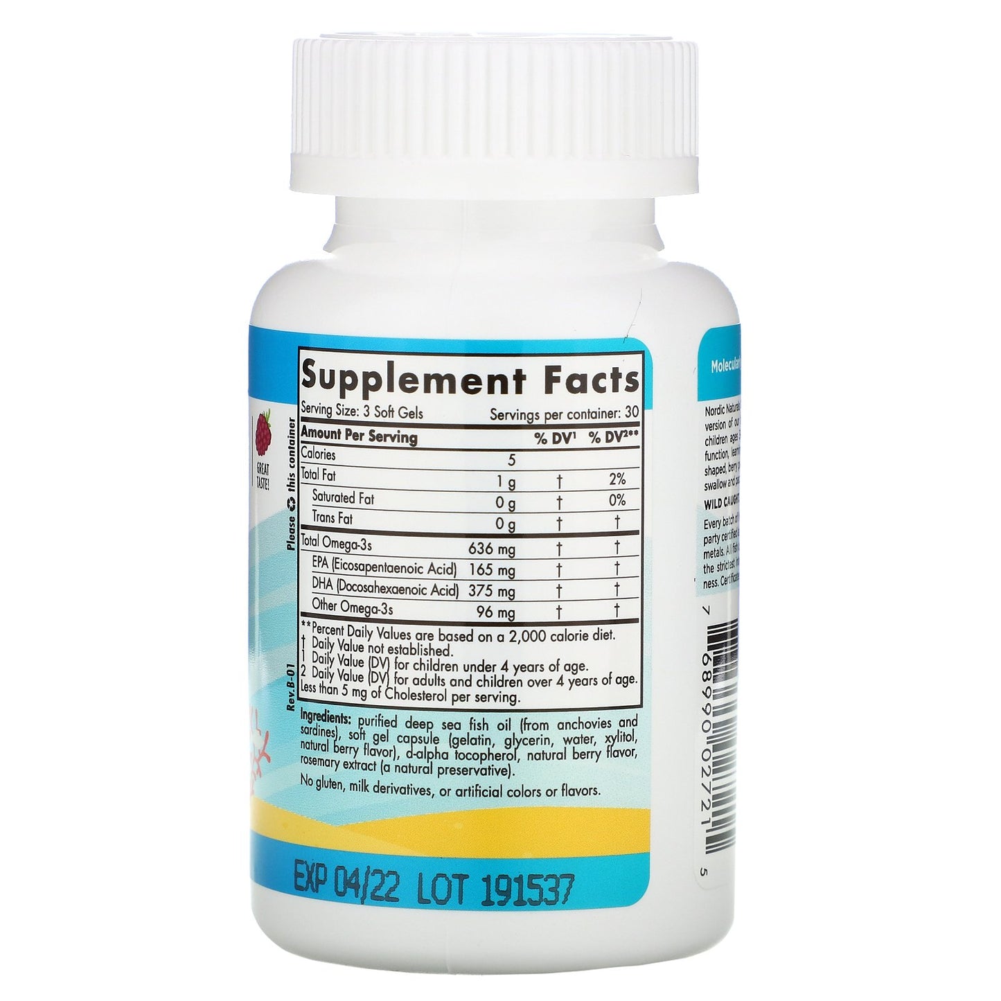 Nordic Natural Children’s DHA™ Xtra, 90 softgels