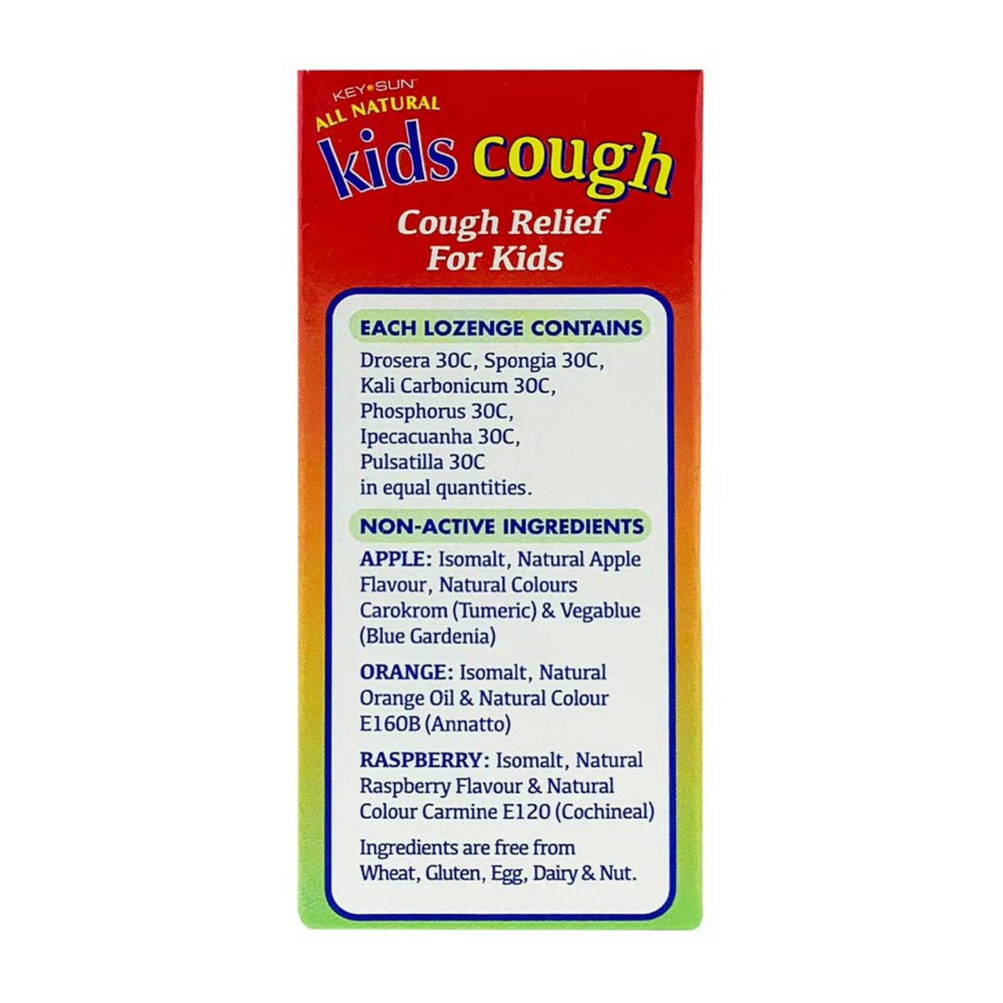 Key Sun Kids Cough - Multi Pack, 12 lozs.