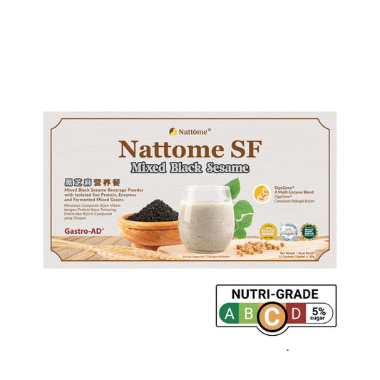 Nattome Stomach Food - Mixed Black Sesame, 15s x 20g.
