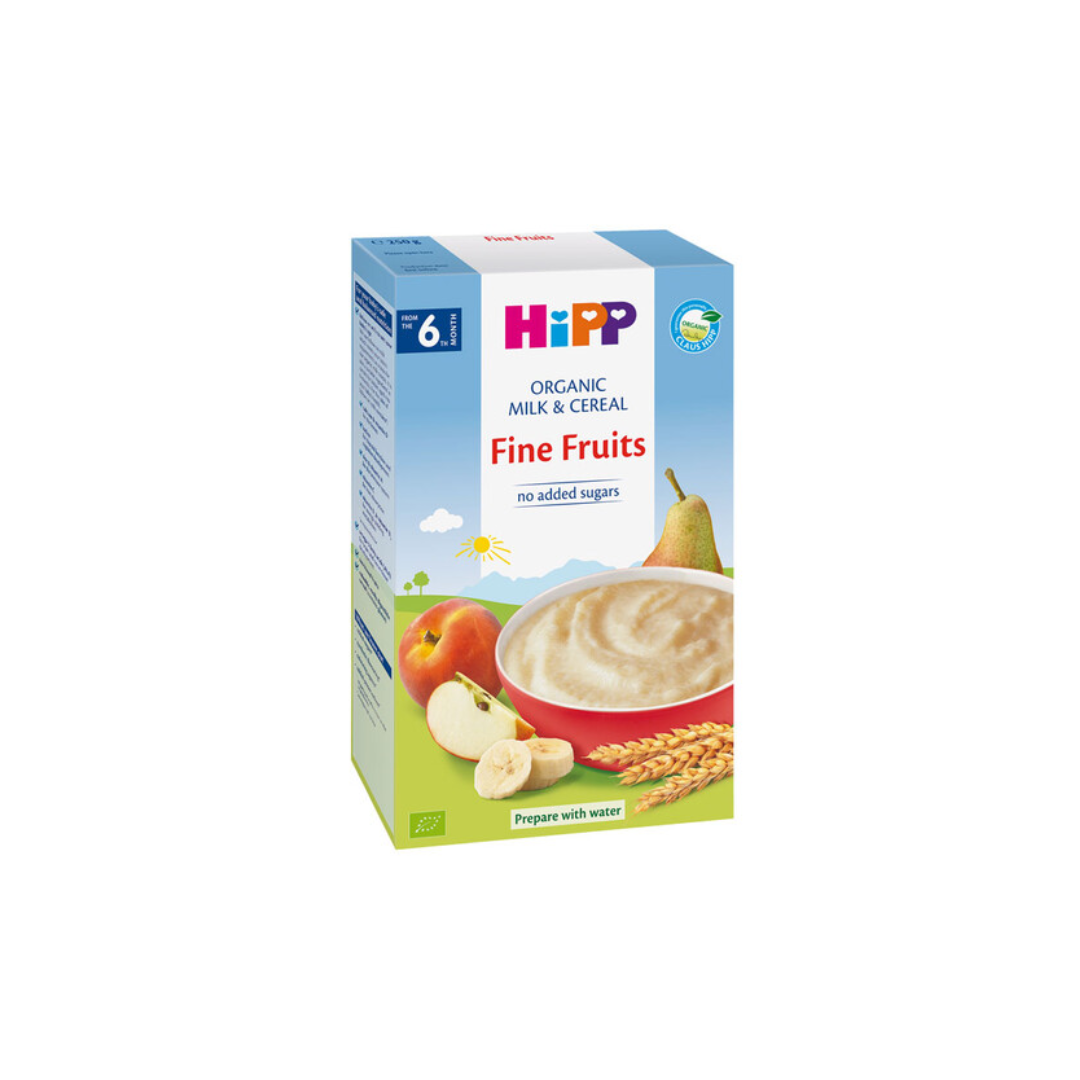 HIPP Organic Milk Pap Fine Fruits, 250g