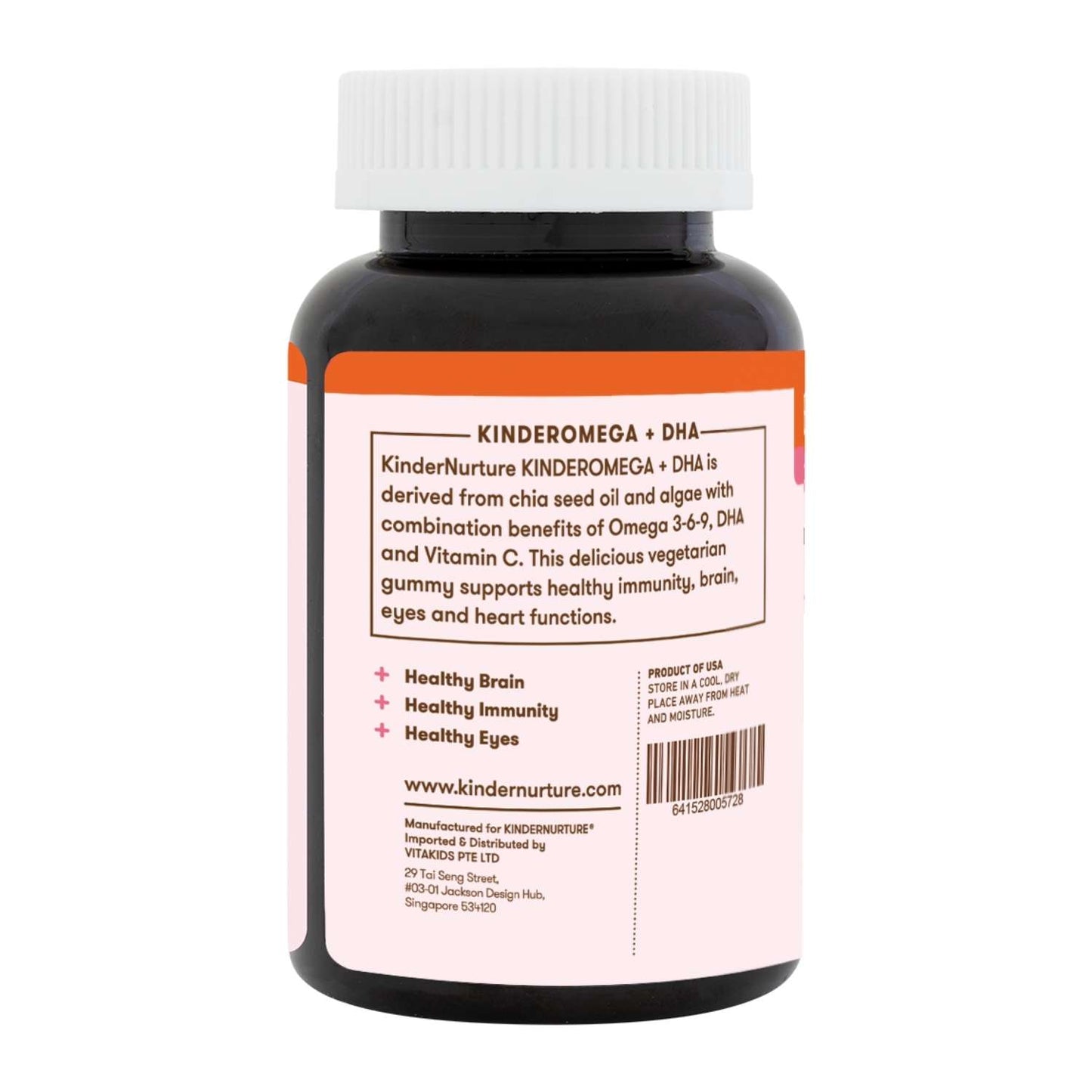 KinderNurture KinderOmega + DHA, 60 gummies.