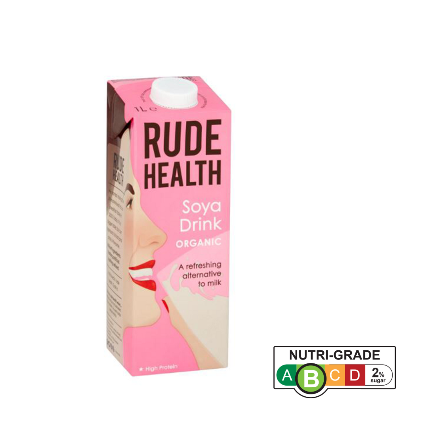 Rude Health Organic Organic Soya Drink, 1L.