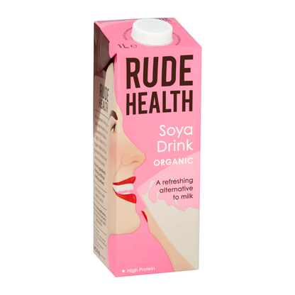 Rude Health Organic Organic Soya Drink, 1L.