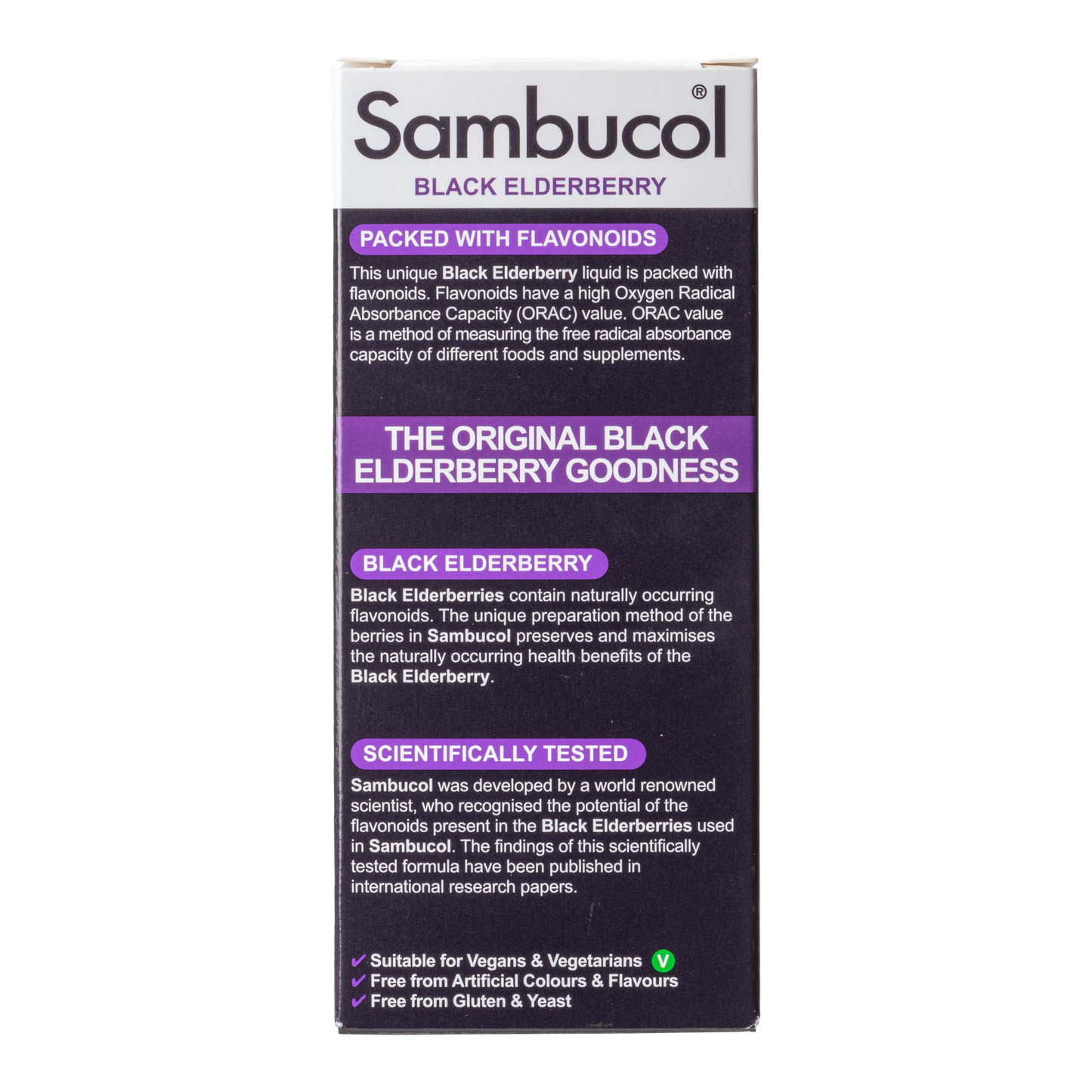 Sambucol Regular/Original (UK Version), 120 ml. *Authorised Exclusive Distributor