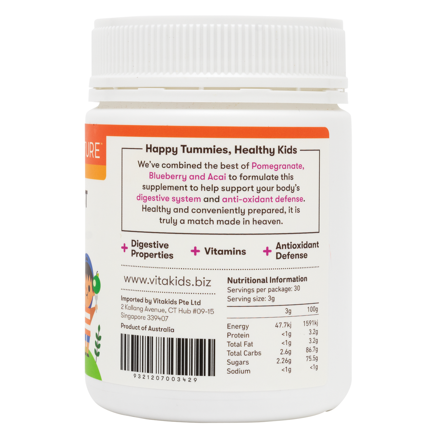 KinderNurture Berry Boost Probiotic Powder, 90g