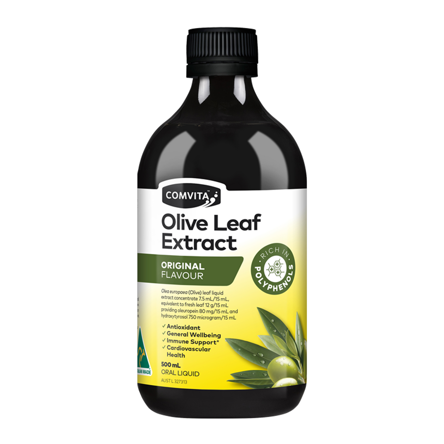 30% Off [Bundle of 6] Comvita Olive Leaf Extract - Natural Flavor, 500 ml.