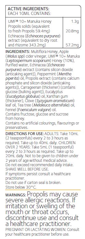 Comvita Propolis Herbal Elixir, 200ml
