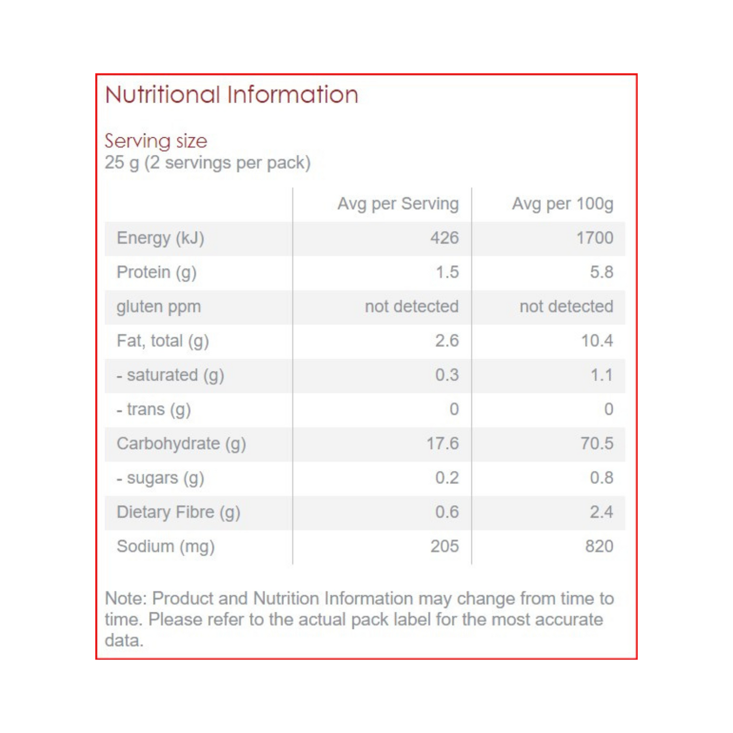 Ceres Organic Crispy Rice Clouds Salt & Vinegar Smash, 50g.