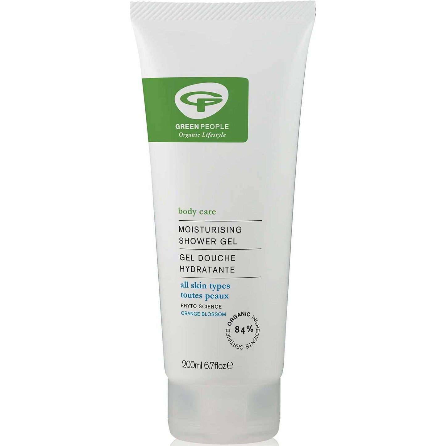 Green People Moisturising Shower Gel, 200 ml.-NaturesWisdom