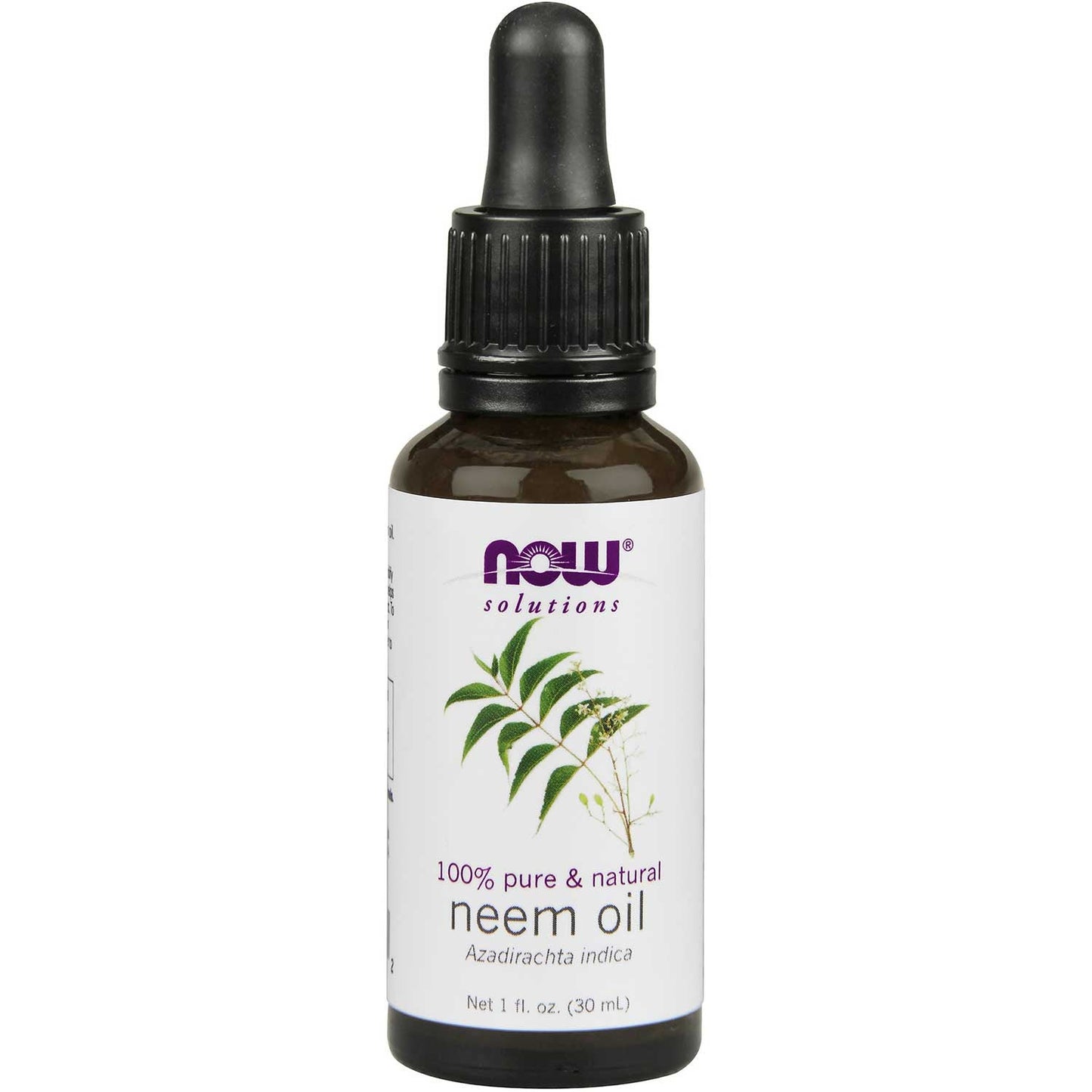 NOW Solutions Neem Oil (100% Pure), 30 ml.-NaturesWisdom