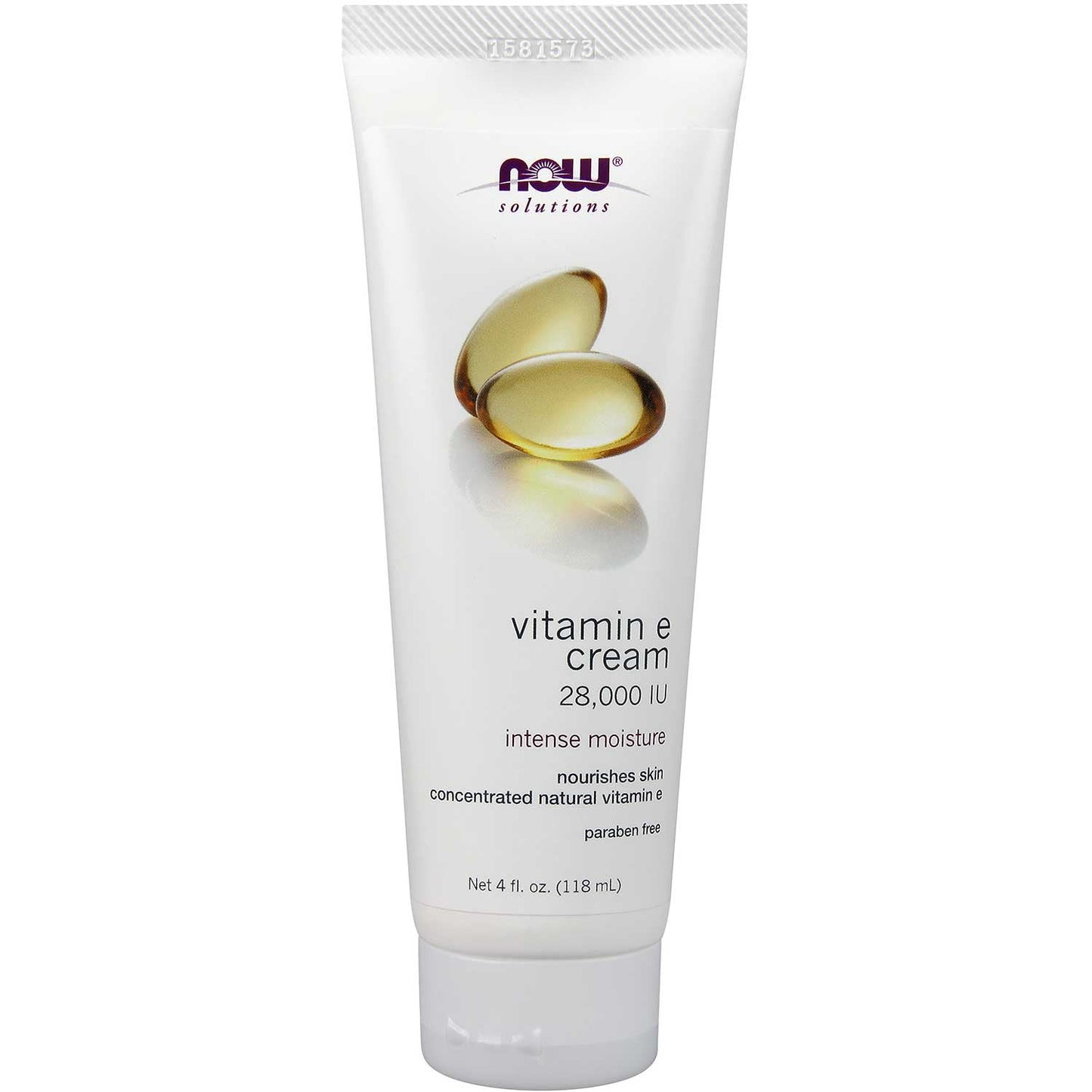 NOW Solutions Vitamin E Cream 28,000 IU, 118 g.-NaturesWisdom