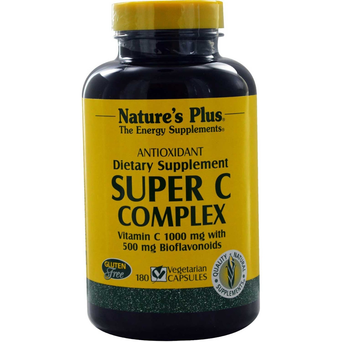 Natures Plus Super C Complex (Vcaps), 180 caps.-NaturesWisdom