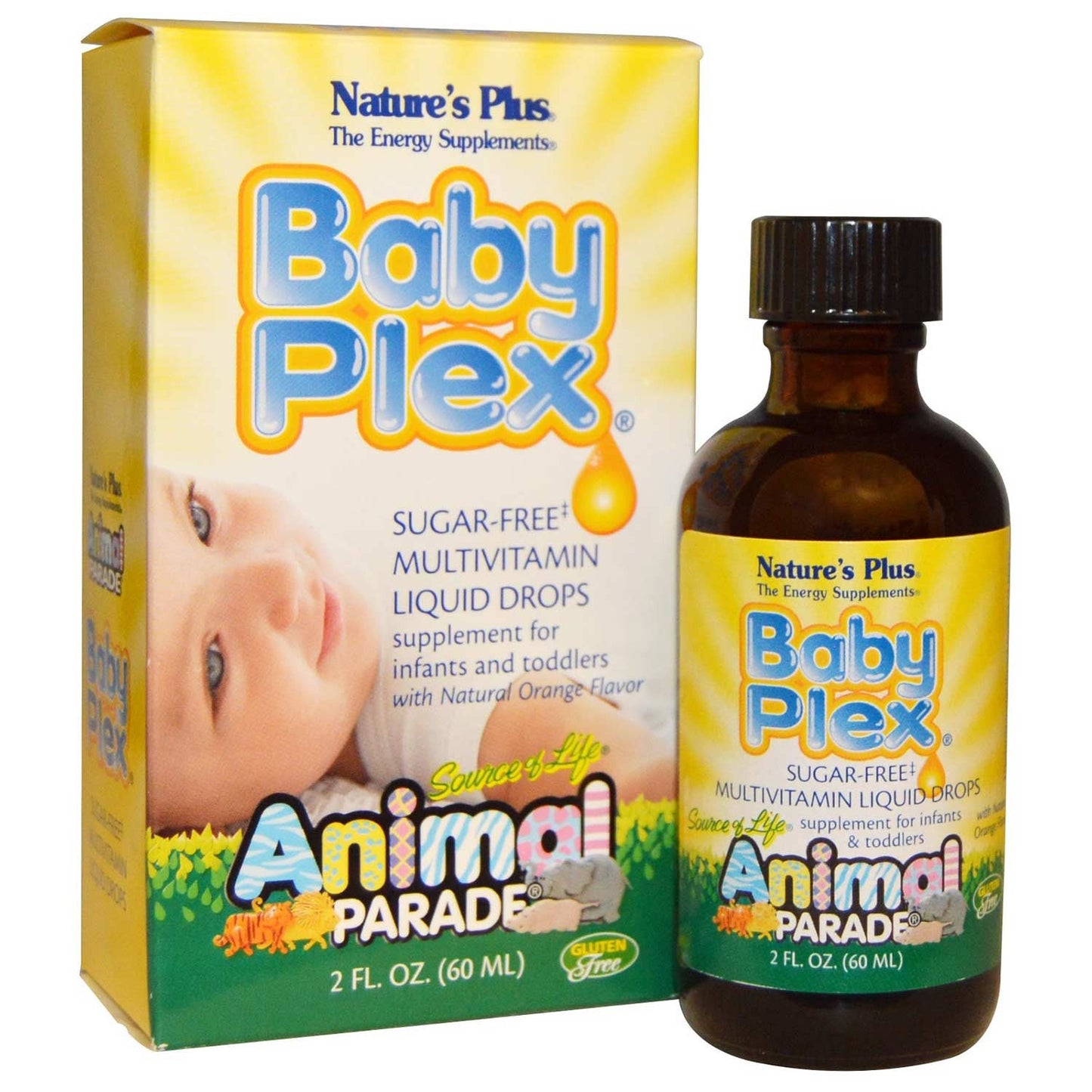 Natures Plus Source of Life Animal Parade Baby Plex, 60 ml-NaturesWisdom