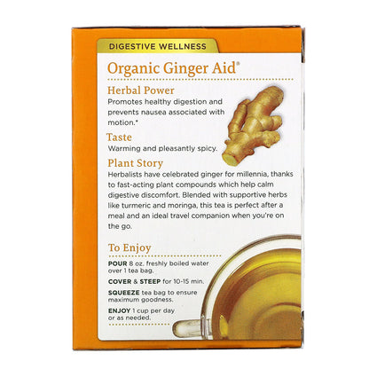 Traditional Medicinals Organic Ginger Aid, 16 bags.