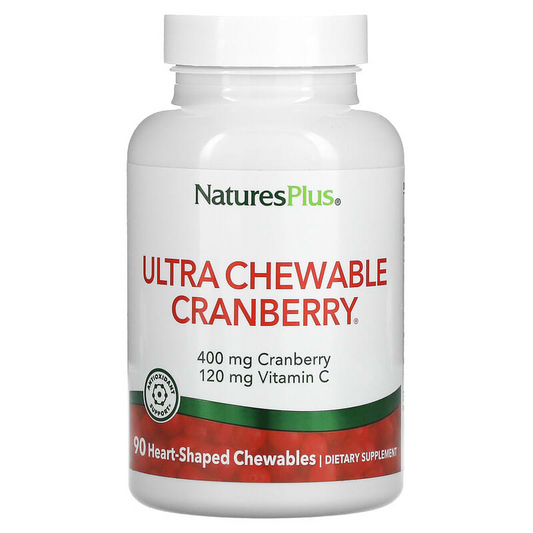 Natures Plus Ultra Cranberry Chewable, 90 tabs.