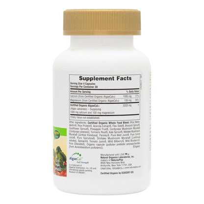 Natures Plus Source of Life Garden Calcium w/AlgaeCal , 120 vcaps.