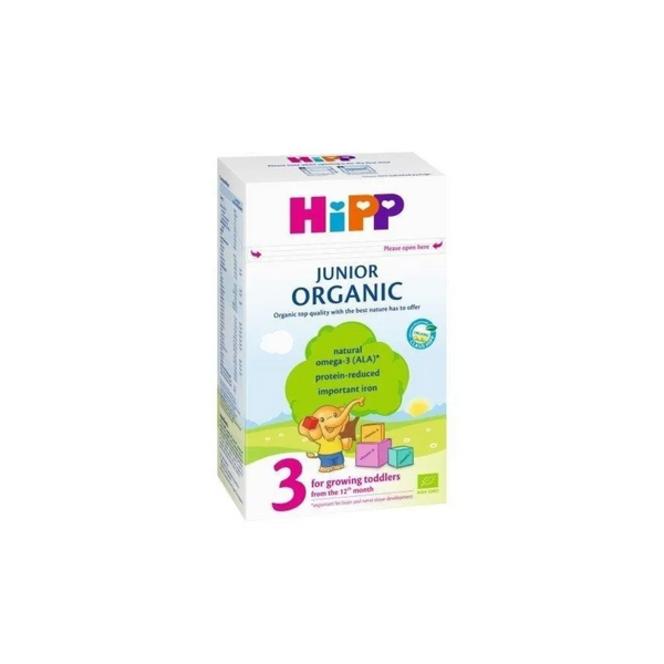 HiPP Organic Junior Growing Up Milk, 500 g.