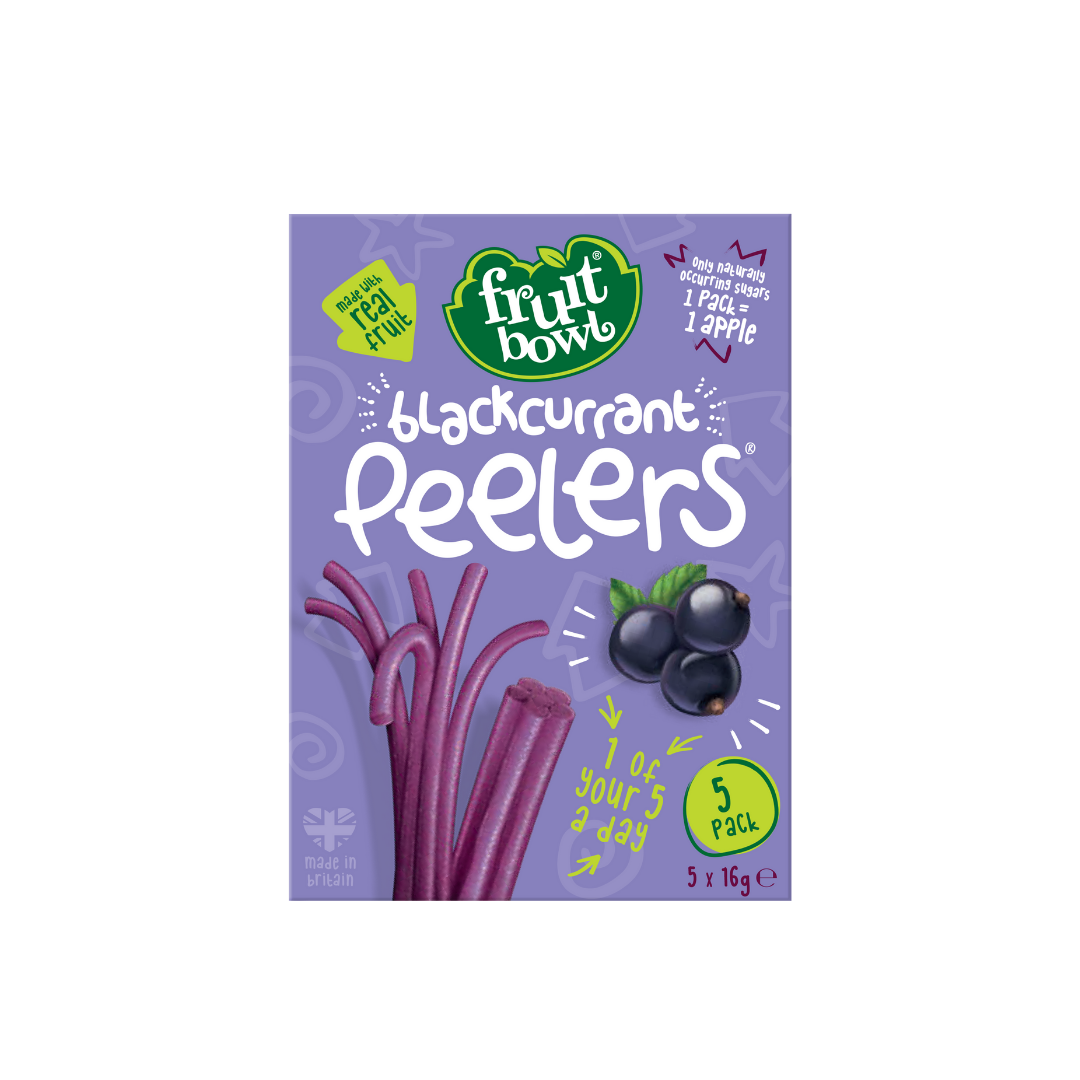 Fruit Bowl Peelers - Blackcurrant, 5 x 16 g. [EXP 01/2026]