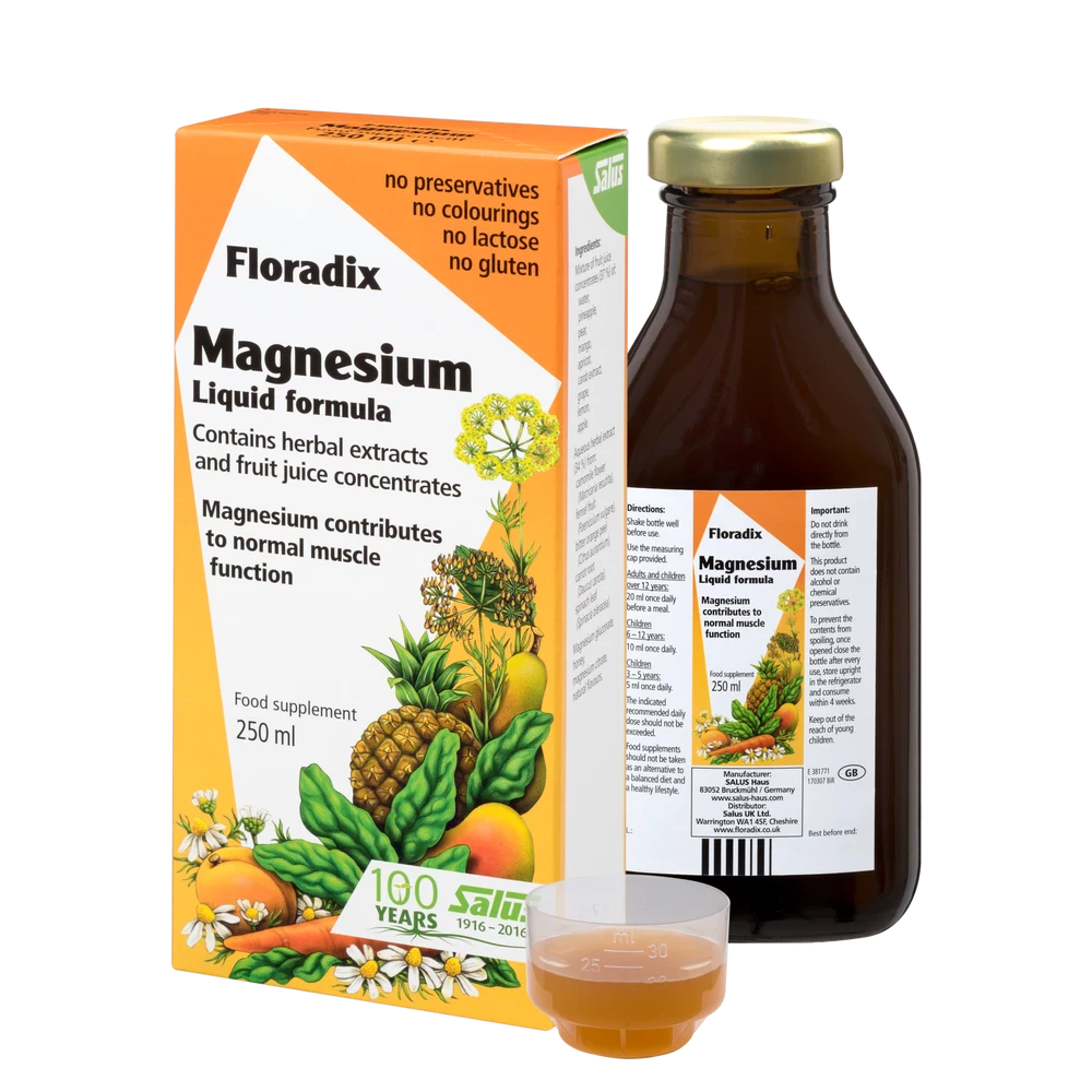Salus Haus Floradix Liquid Magnesium, 250 ml