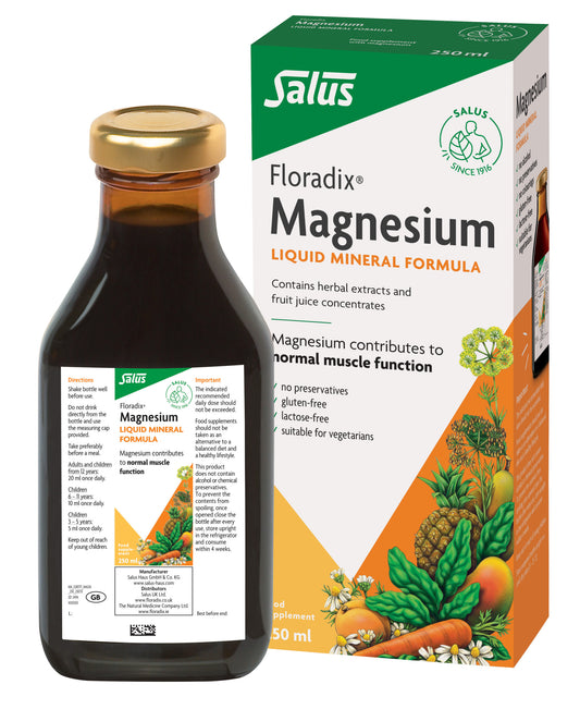 Salus Haus Floradix Liquid Magnesium, 250 ml