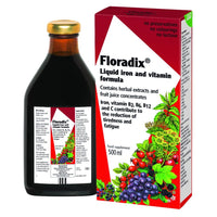 Salus Haus Floradix Liquid Iron Formula, 500 ml