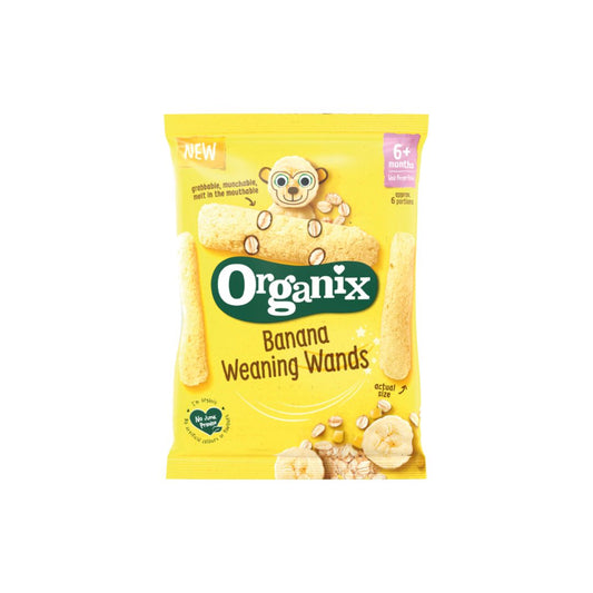 Organix Banana Weaning Wands, 25 g.