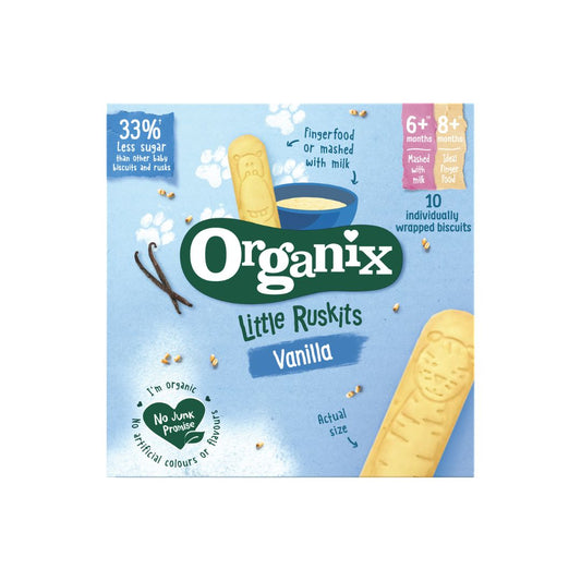 Organix Little Ruskits Vanilla, 60 g.